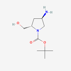 (2S,4R)-tert-butyl 4-amino-2-(hydroxymethyl)pyrrolidine-1-carboxylate