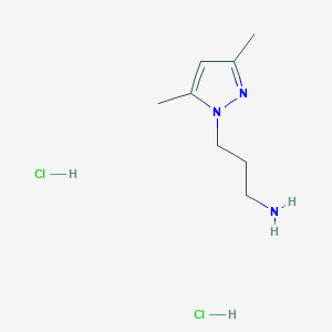 3-(3,5-Dimethyl-pyrazol-1-yl)-propylamine dihydrochloride