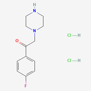 1-(4-Fluorophenyl)-2-piperazin-1-ylethanone dihydrochloride