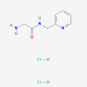 2-amino-N-(pyridin-2-ylmethyl)acetamide dihydrochloride