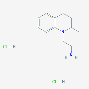 2-(2-Methyl-1,2,3,4-tetrahydroquinolin-1-yl)ethan-1-amine dihydrochloride