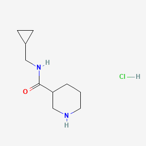 N-(cyclopropylmethyl)piperidine-3-carboxamide hydrochloride