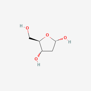 molecular formula C5H10O4 B15209741 2-Deoxy-alpha-D-ribofuranose CAS No. 36792-87-7