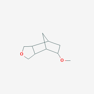 molecular formula C10H16O2 B15209813 5-Methoxyoctahydro-4,7-methano-2-benzofuran CAS No. 6319-16-0
