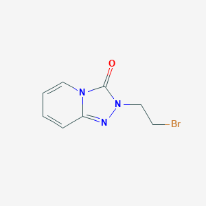 molecular formula C8H8BrN3O B1520986 2-(2-bromoethyl)-2H,3H-[1,2,4]triazolo[4,3-a]pyridin-3-one CAS No. 1000932-43-3