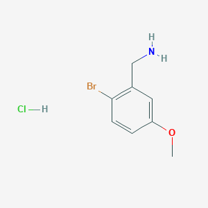 (2-Bromo-5-methoxyphenyl)methanamine hydrochloride