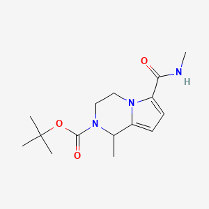 tert-butyl 1-methyl-6-(methylcarbamoyl)-1H,2H,3H,4H-pyrrolo[1,2-a]pyrazine-2-carboxylate