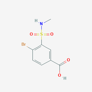 4-Bromo-3-(methylsulfamoyl)benzoic acid