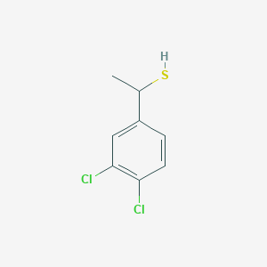 molecular formula C8H8Cl2S B1521005 1-(3,4-Dichlorophenyl)ethane-1-thiol CAS No. 1039935-47-1