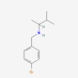 [(4-Bromophenyl)methyl](3-methylbutan-2-yl)amine