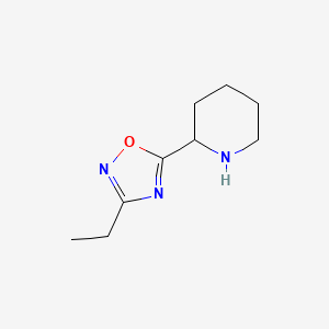2-(3-Ethyl-1,2,4-oxadiazol-5-yl)piperidine