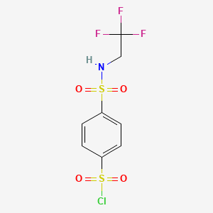 4-[(2,2,2-Trifluoroethyl)sulfamoyl]benzene-1-sulfonyl chloride