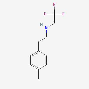 [2-(4-Methylphenyl)ethyl](2,2,2-trifluoroethyl)amine