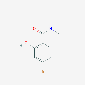 molecular formula C9H10BrNO2 B1521024 4-Bromo-2-hydroxy-N,N-dimethylbenzamide CAS No. 1243288-05-2