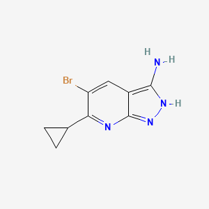 5-Bromo-6-cyclopropyl-1H-pyrazolo[3,4-b]pyridin-3-amine