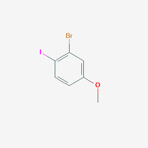 molecular formula C7H6BrIO B1521037 2-Bromo-1-iodo-4-methoxybenzene CAS No. 466639-53-2
