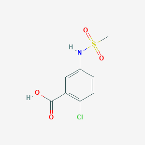 2-Chloro-5-[(methylsulfonyl)amino]benzoic acid