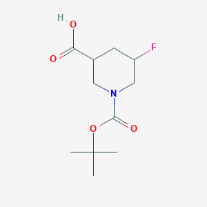 1-(Tert-butoxycarbonyl)-5-fluoropiperidine-3-carboxylic acid