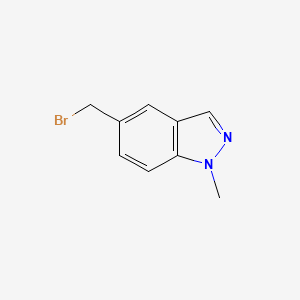 molecular formula C9H9BrN2 B1521041 5-(Bromomethyl)-1-methyl-1H-indazole CAS No. 1092961-02-8