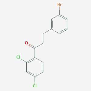 3-(3-Bromophenyl)-1-(2,4-dichlorophenyl)propan-1-one