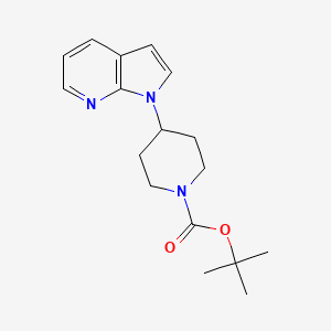 molecular formula C17H23N3O2 B1521045 tert-Butyl 4-pyrrolo[2,3-b]pyridin-1-ylpiperidine-1-carboxylate CAS No. 1093759-55-7