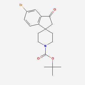 tert-Butyl 5-bromo-3-oxo-2,3-dihydrospiro[indene-1,4'-piperidine]-1'-carboxylate