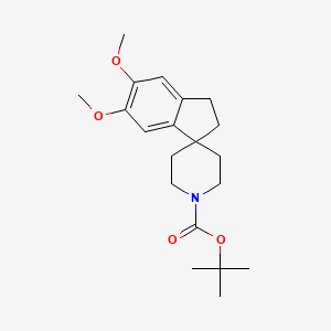 Tert-butyl 5,6-dimethoxyspiro[1,2-dihydroindene-3,4'-piperidine]-1'-carboxylate