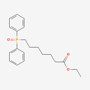 molecular formula C21H27O3P B15210655 Ethyl 7-(diphenylphosphoryl)heptanoate CAS No. 922737-67-5