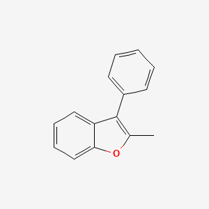 molecular formula C15H12O B15210741 2-Methyl-3-phenylbenzofuran CAS No. 33104-08-4