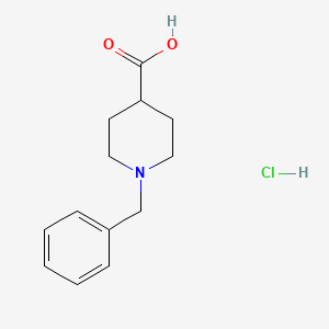 molecular formula C13H18ClNO2 B1521081 1-Benzylpiperidine-4-carboxylic acid hydrochloride CAS No. 681482-53-1
