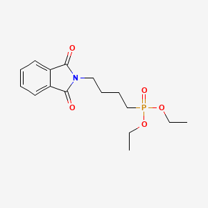 molecular formula C16H22NO5P B15210826 Diethyl[4-(1,3-dioxo-1,3-dihydro-2h-isoindol-2-yl)butyl]phosphonate CAS No. 86791-02-8