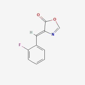 molecular formula C10H6FNO2 B15210874 4-(2-Fluorobenzylidene)oxazol-5(4H)-one 