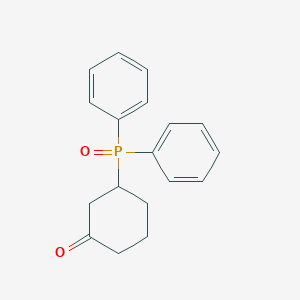 molecular formula C18H19O2P B15210883 3-(Diphenylphosphoryl)cyclohexan-1-one CAS No. 89358-47-4