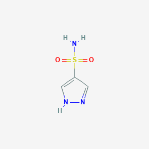molecular formula C3H5N3O2S B1521096 1H-吡唑-4-磺酰胺 CAS No. 27429-59-0