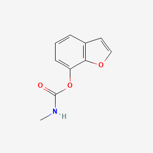 molecular formula C10H9NO3 B15210964 7-Benzofuranyl N-methylcarbamate CAS No. 4790-82-3