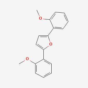 molecular formula C18H16O3 B15211095 2,5-Bis(2-methoxyphenyl)furan CAS No. 875153-16-5
