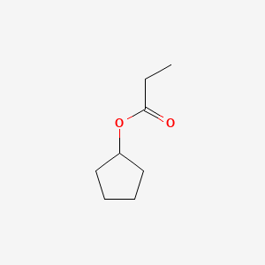 molecular formula C8H14O2 B15211115 Cyclopentyl propionate CAS No. 22499-66-7