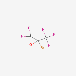 molecular formula C3BrF5O B1521113 2-Bromo-3,3-difluoro-2-(trifluoromethyl)oxirane CAS No. 933668-42-9