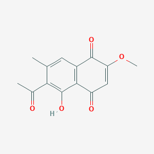 molecular formula C14H12O5 B152112 2-Methoxystypandrone CAS No. 85122-21-0