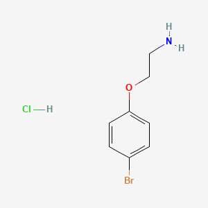 molecular formula C8H11BrClNO B1521121 [2-(4-Bromophenoxy)ethyl]amine hydrochloride CAS No. 663941-79-5