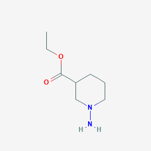 molecular formula C8H16N2O2 B1521123 Ethyl 1-aminopiperidine-3-carboxylate CAS No. 938458-88-9
