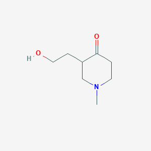 3-(2-Hydroxyethyl)-1-methylpiperidin-4-one