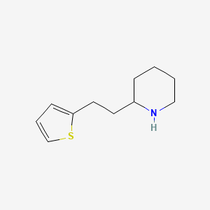 molecular formula C11H17NS B1521127 2-[2-(2-Thienyl)ethyl]piperidine CAS No. 938458-99-2