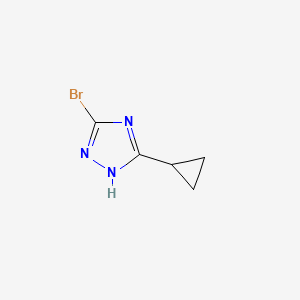 3-bromo-5-cyclopropyl-1H-1,2,4-triazole