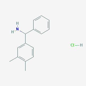 (3,4-Dimethylphenyl)(phenyl)methanamine hydrochloride