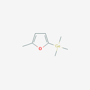 molecular formula C8H14GeO B15211606 Trimethyl(5-methylfuran-2-yl)germane CAS No. 103806-04-8