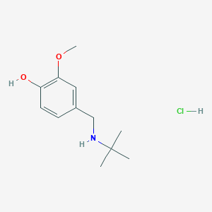 4-[(Tert-butylamino)methyl]-2-methoxyphenol hydrochloride