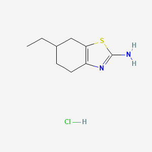 6-Ethyl-4,5,6,7-tetrahydro-1,3-benzothiazol-2-amine hydrochloride