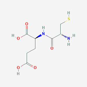 molecular formula C8H14N2O5S B15211680 L-Cysteinyl-L-glutamic acid CAS No. 87092-47-5