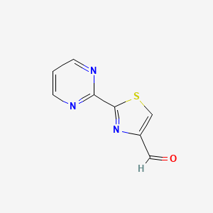 2-(Pyrimidin-2-yl)-1,3-thiazole-4-carbaldehyde